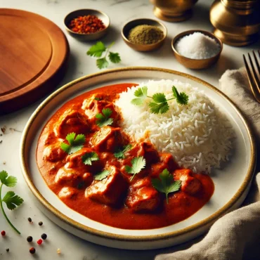 Glutenvrije butter chicken met rijst