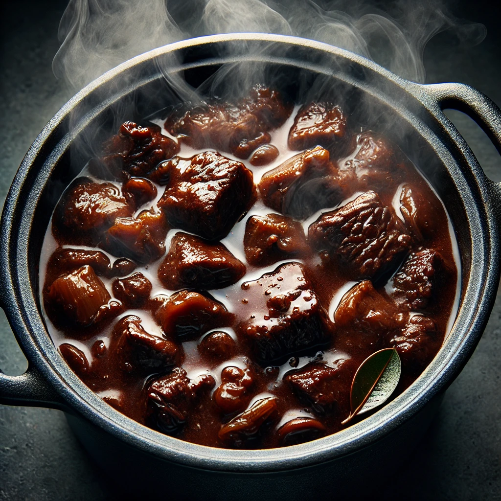 Stoofvlees volledig glutenvrij gemaakt